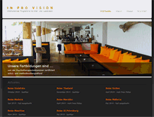 Tablet Screenshot of inprovision.de